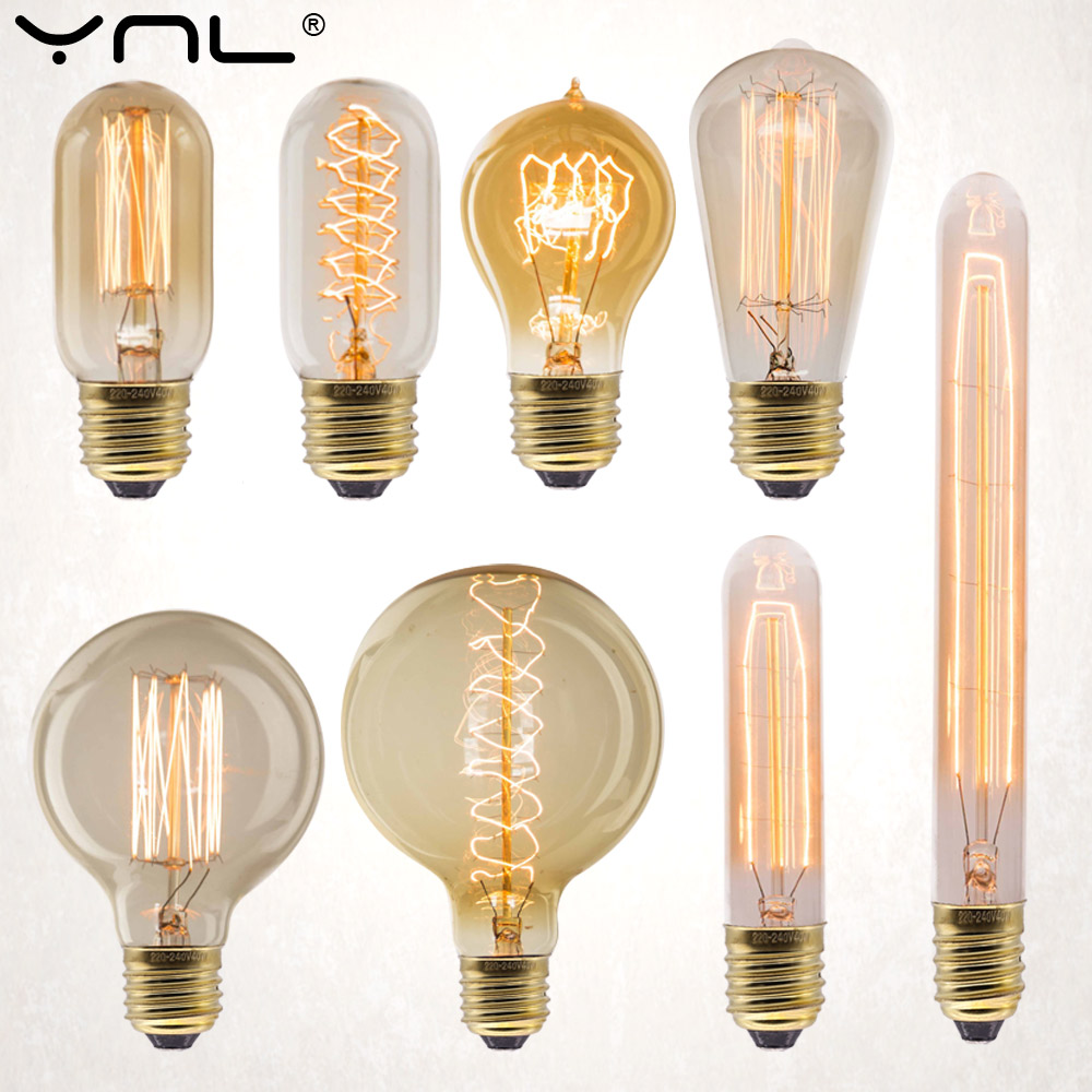 Home Decor Living - E27 Retro Edison Bulb 220V 40W