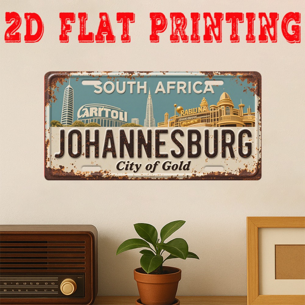 Home Decor Johannesburg - Retro Metal Tin Sign 11.8 x