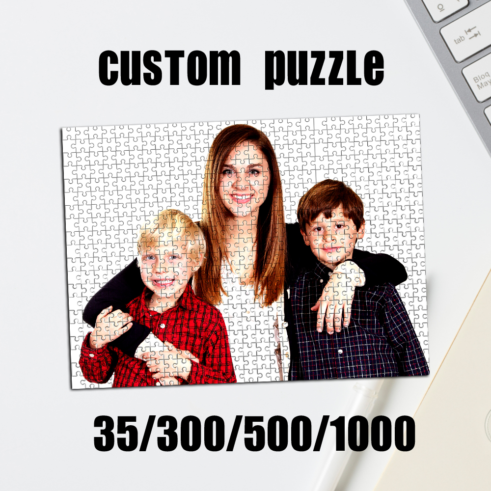 Home Decor Pt - 35/300/500/1000pcs Personalized Custom Photo Puzzle family