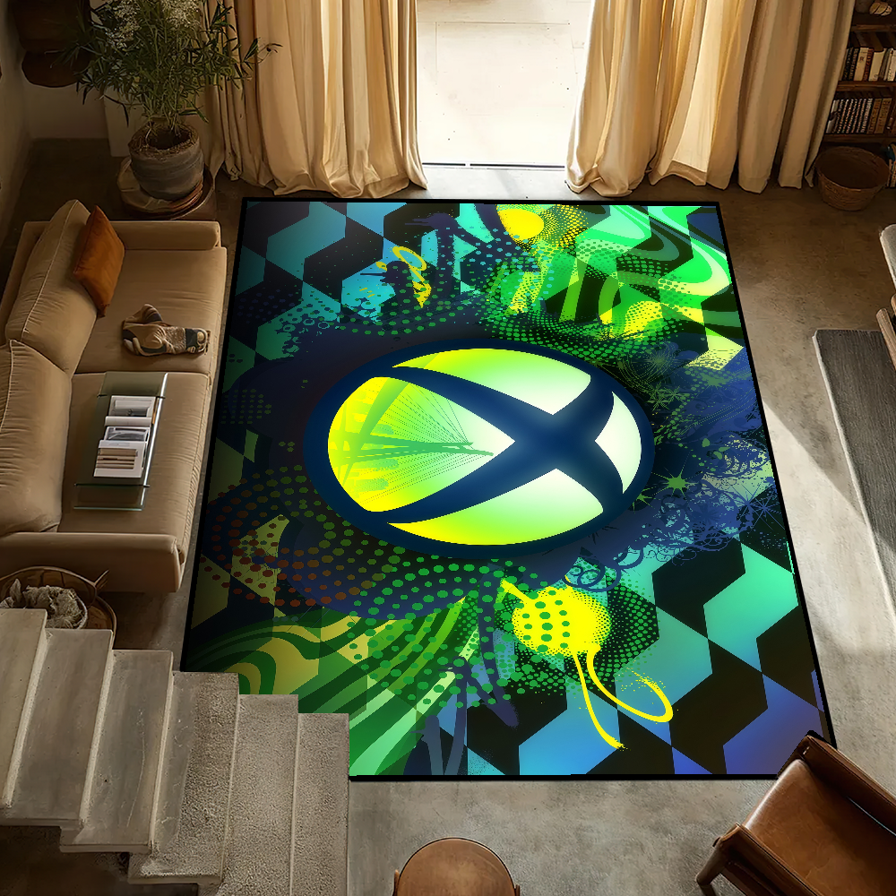 Logo Game X-Xbox Small Carpet  - Home Decor Xbox Games avaliação e preço