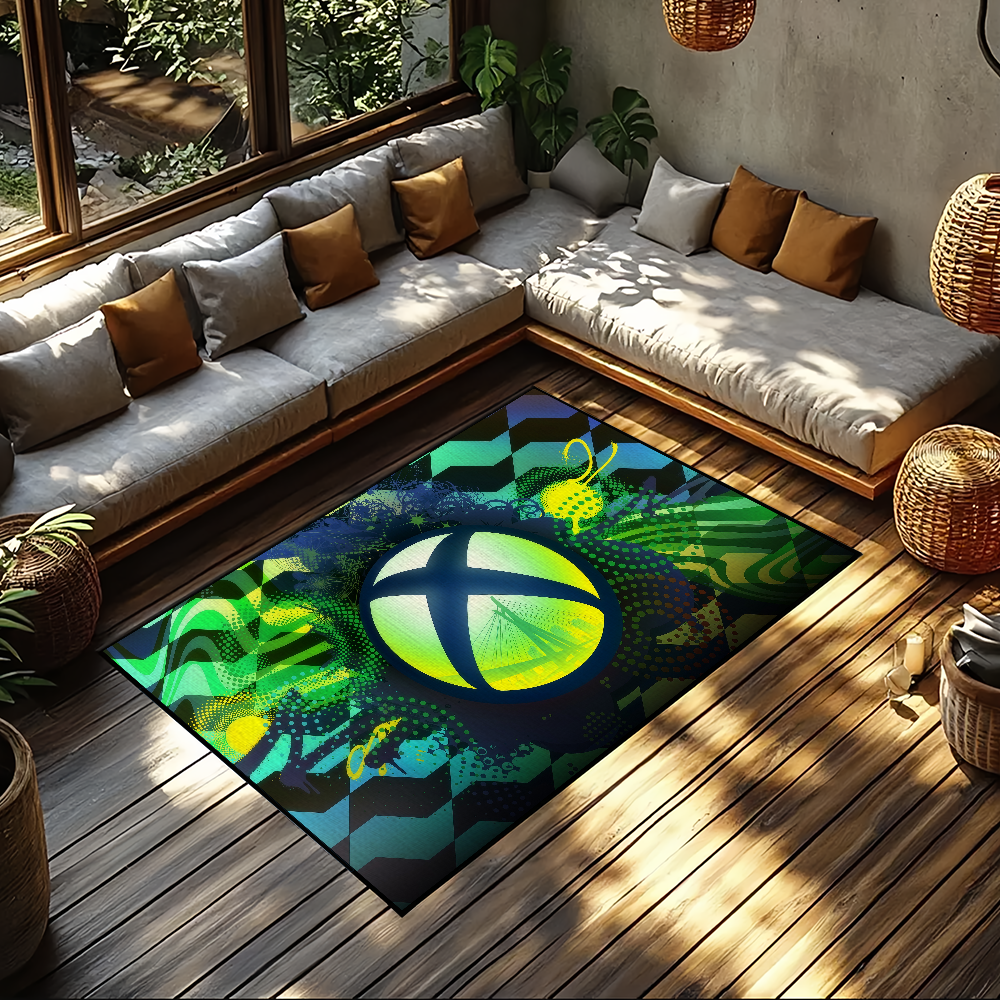 Logo Game X-Xbox Small Carpet  - Home Decor Xbox Games avaliação e preço