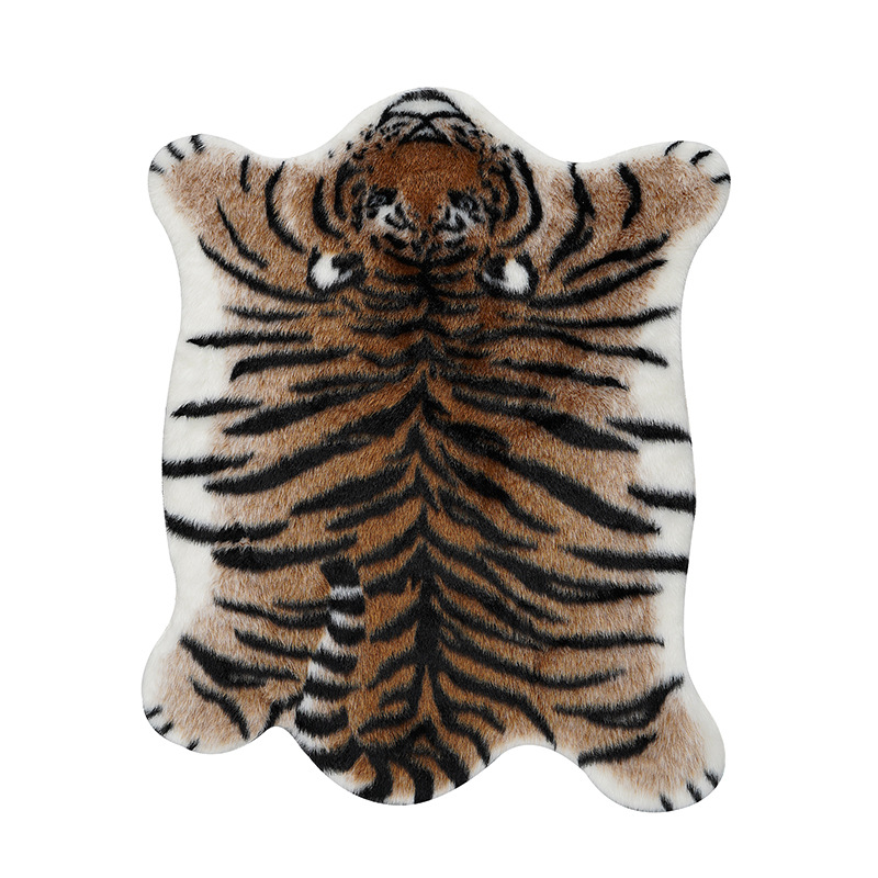 New Tiger Printed Rug  Cowhide - Cowhide Rug Faux avaliação e preço