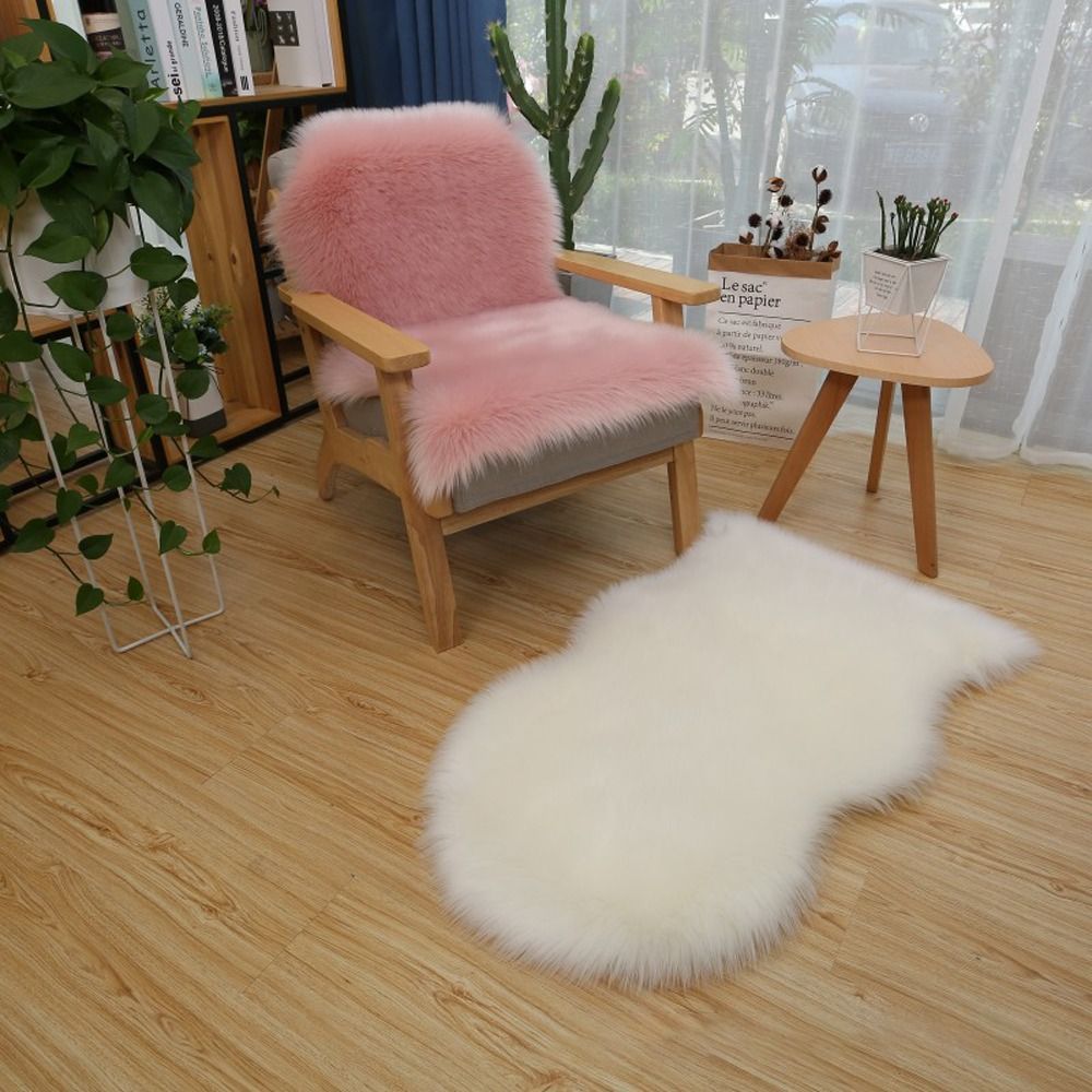 Washable Fluffy Shaggy Long Ha - Cowhide Rug Faux avaliação e preço
