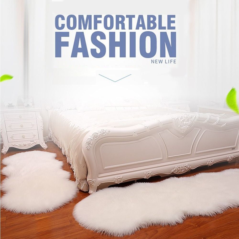 Washable Fluffy Shaggy Long Ha - Cowhide Rug Faux avaliação e preço