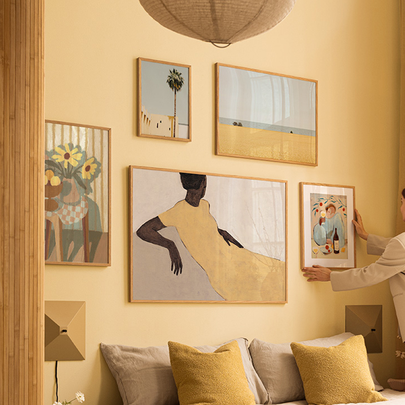 African Woman Beach Poster Can - Home Decor Pt avaliação e preço