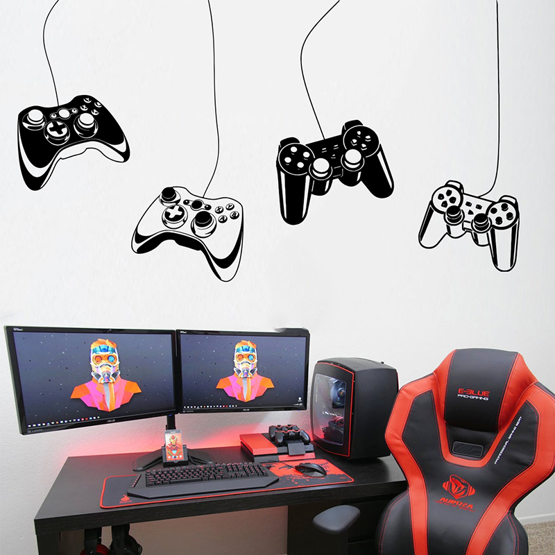 4Pcs Game Controller Wall Stic - Home Decor Xbox Games avaliação e preço