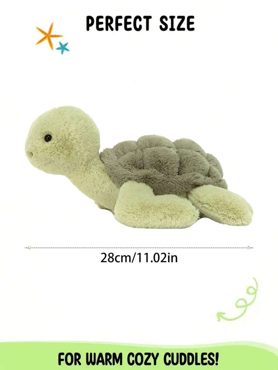 28cm/11.02in Cute Soft Turtle  - Home Decor Pt avaliação e preço