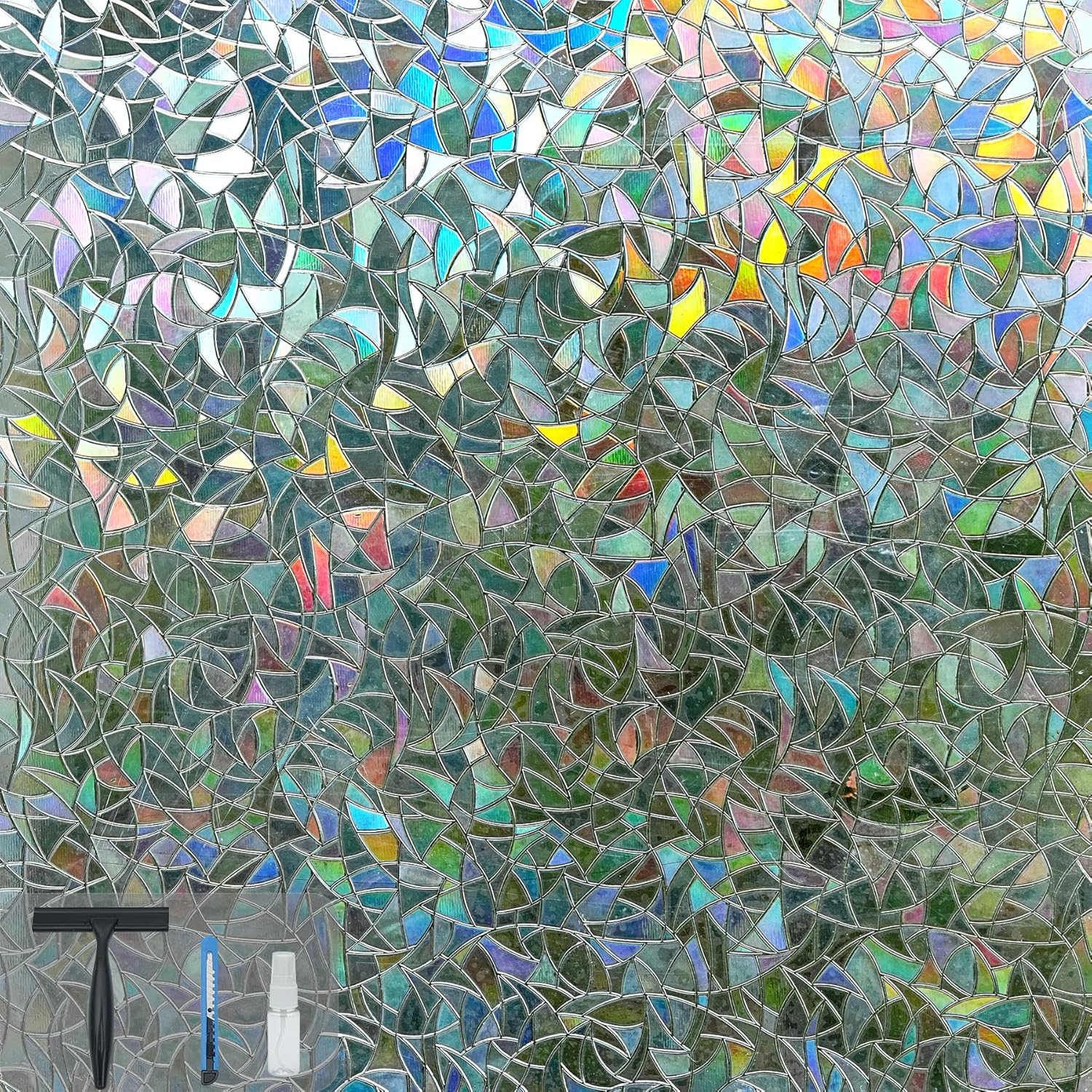 Rainbow Window Cling Privacy F - Home Decor Product avaliação e preço