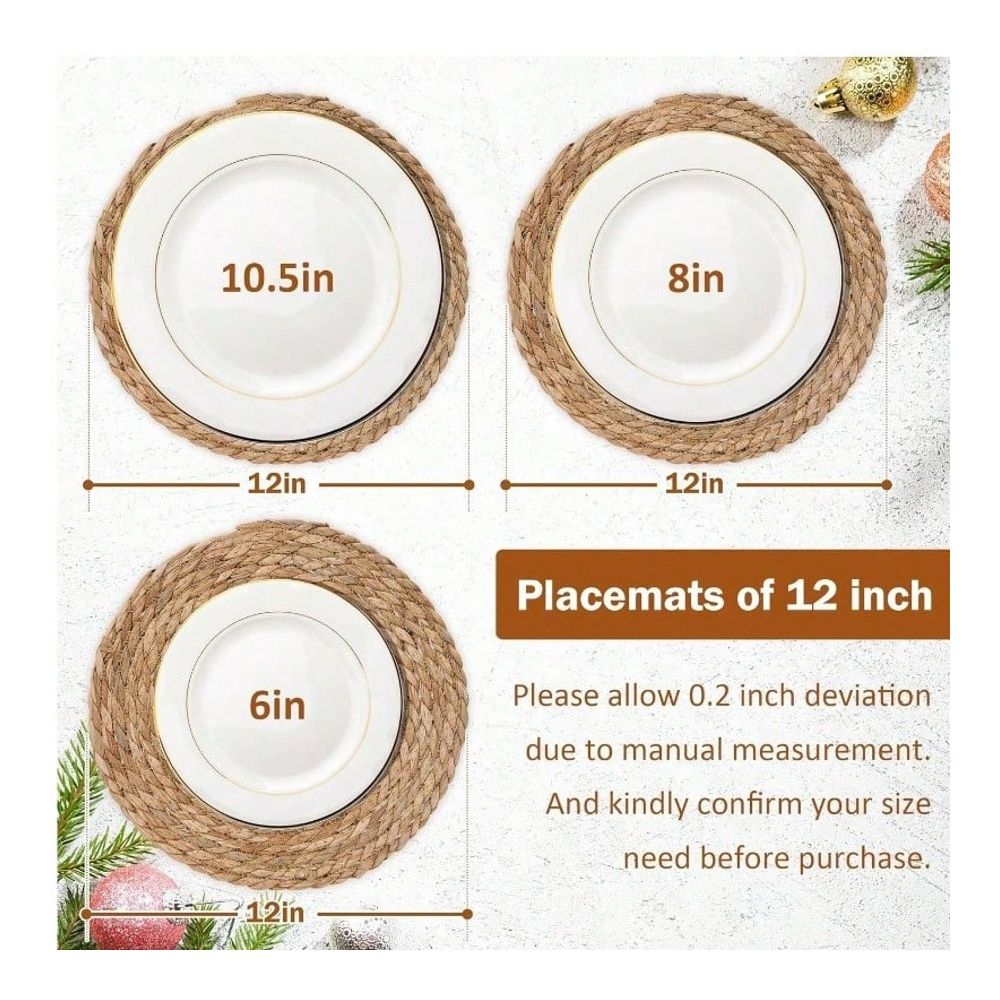 Pcs Bohemian Style Round Woven - Home Decor Rattan avaliação e preço