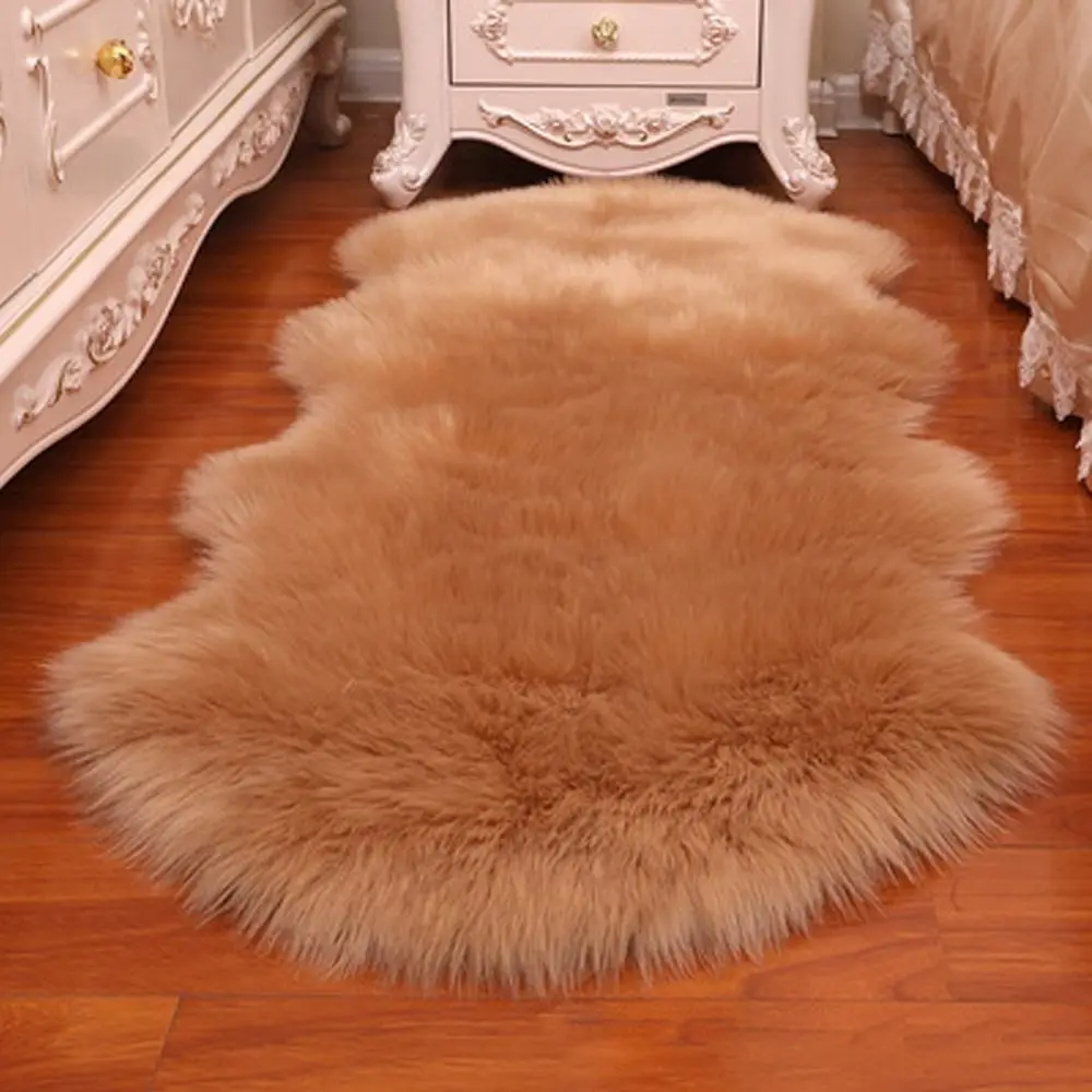 Artificial Sheepskin Long Hair - Cowhide Rug Faux avaliação e preço
