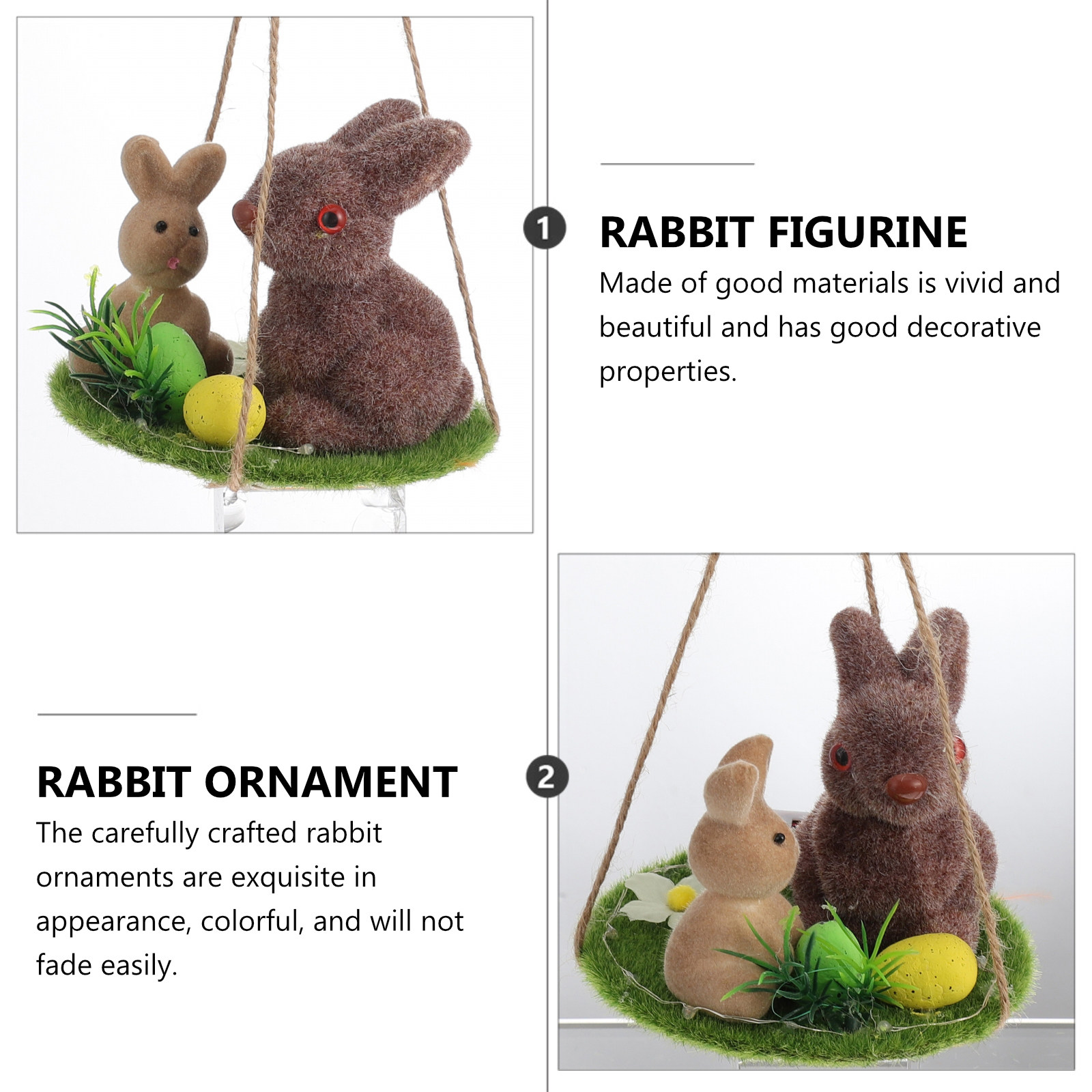 Vivid Cartoon Rabbit Decor for - Home Decor Garden Ideas avaliação e preço