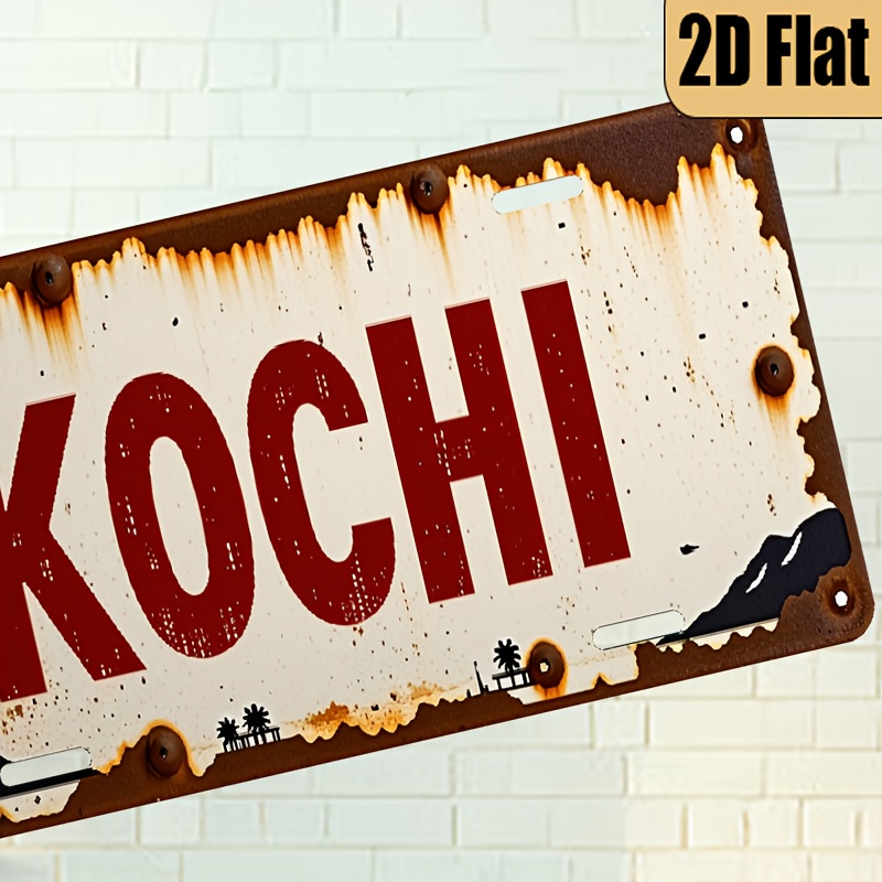 KOCHI AL Sign - Vintage Durabl - Home Decor Kochi avaliação e preço