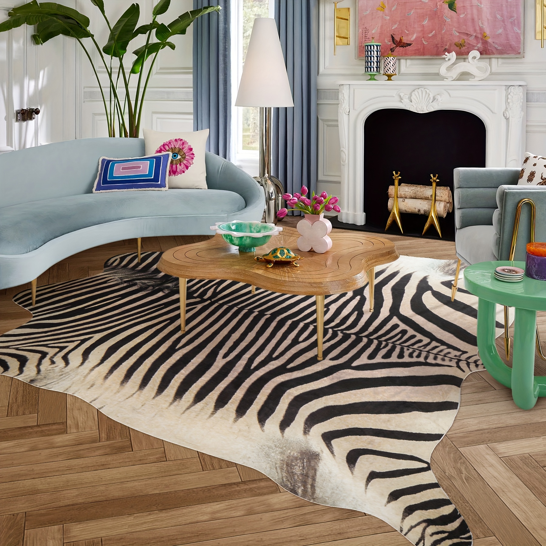 Faux Cowhide Rug, Western Styl - Cowhide Rug Faux avaliação e preço