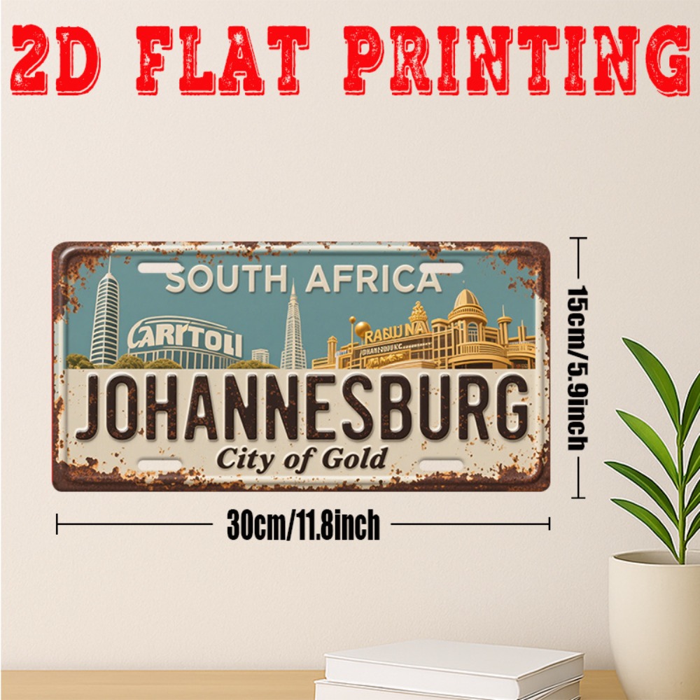 Retro Metal Tin Sign 11.8