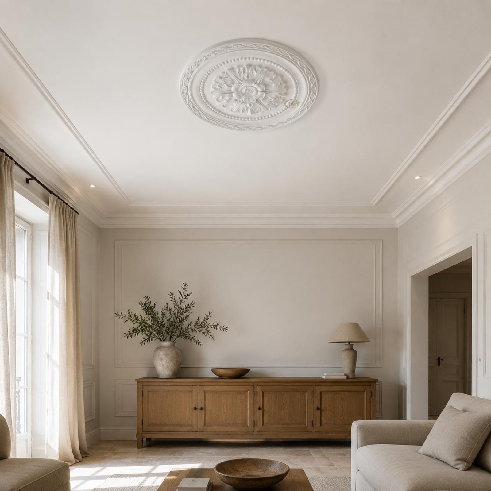 Ceiling Medallion European Des - Home Decor Living avaliação e preço