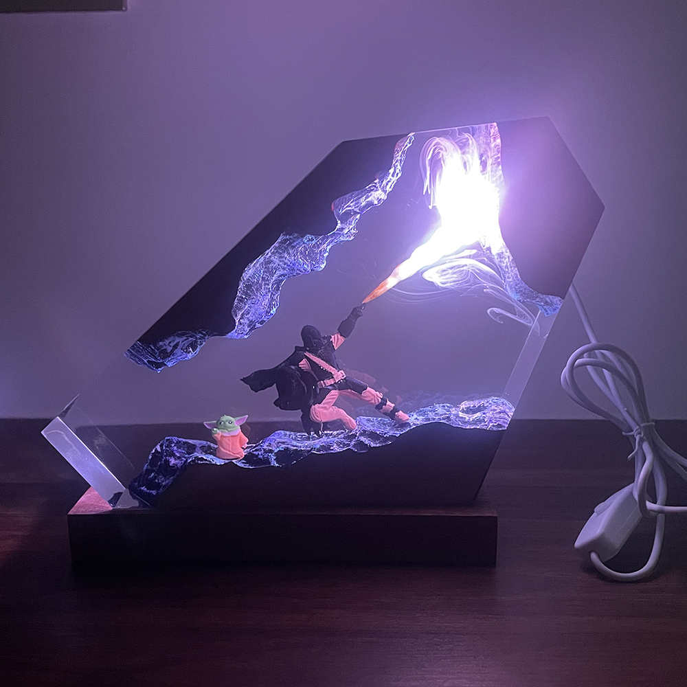 Table Resin Lamp Sci-fi Figure - Home Decor Product avaliação e preço