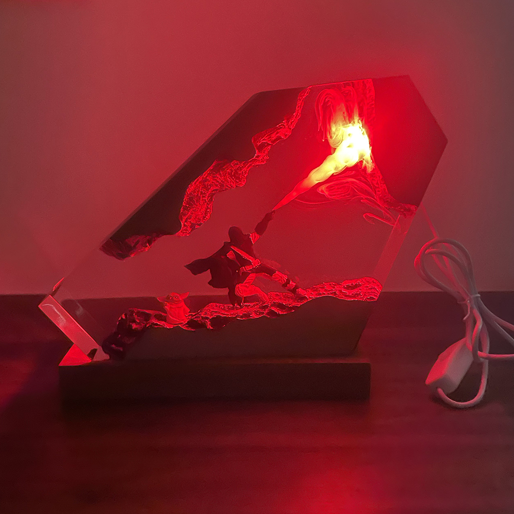 Table Resin Lamp Sci-fi Figure - Home Decor Product avaliação e preço