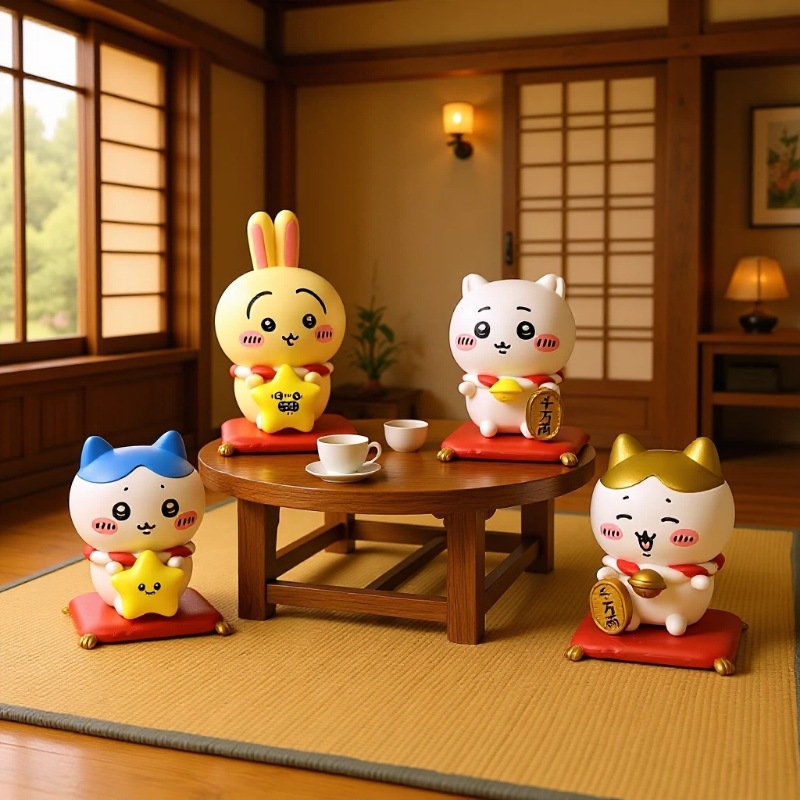 Kawaii CKW Lucky Cat Figurine  - Home Decor Product avaliação e preço