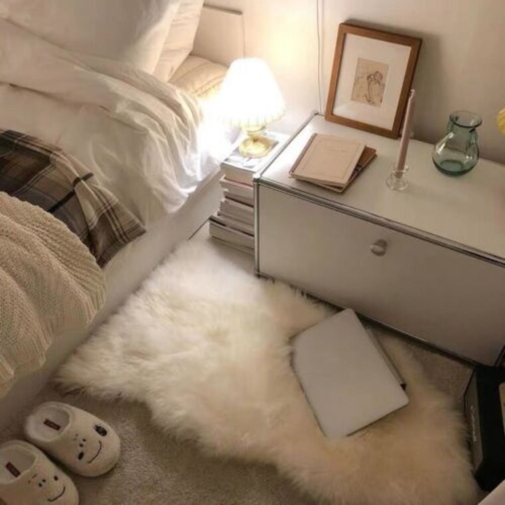 Soft Faux Fluffy Shaggy Rug Ar - Cowhide Rug Faux avaliação e preço