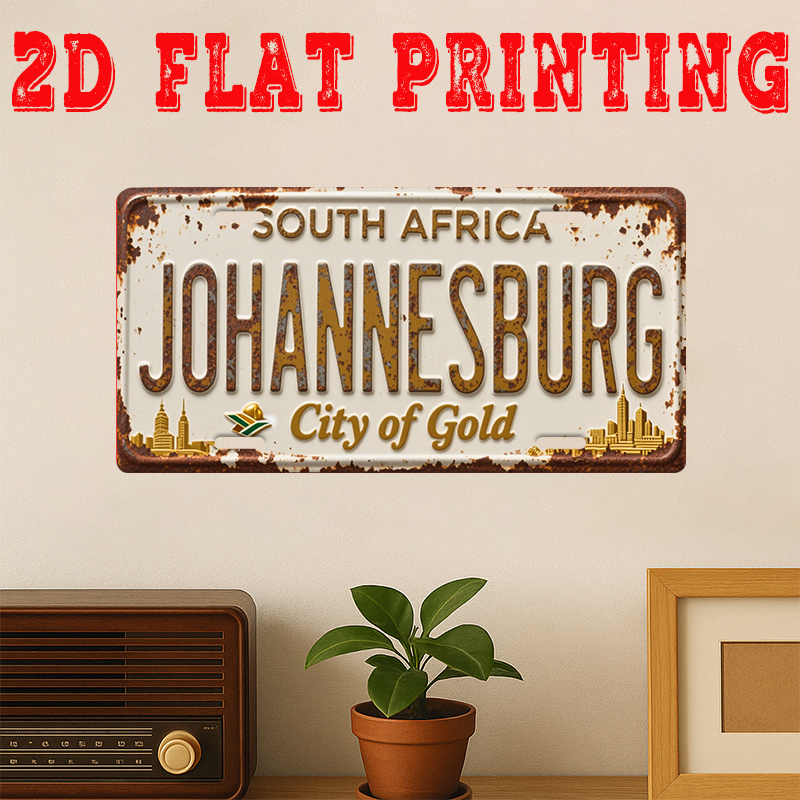 Vintage Johannesburg City Meta - Home Decor Johannesburg avaliação e preço