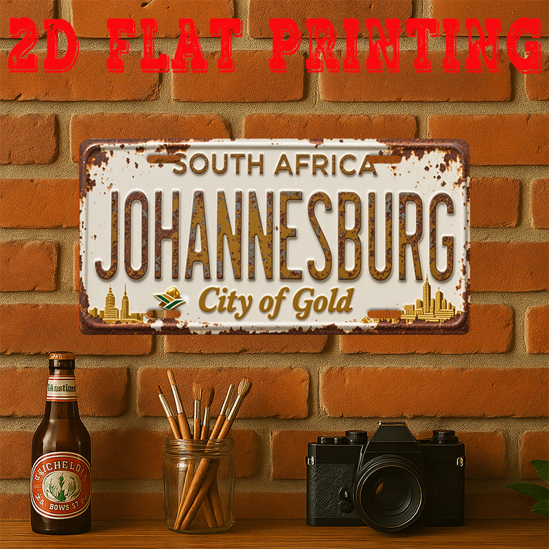 Vintage Johannesburg City Meta - Home Decor Johannesburg avaliação e preço