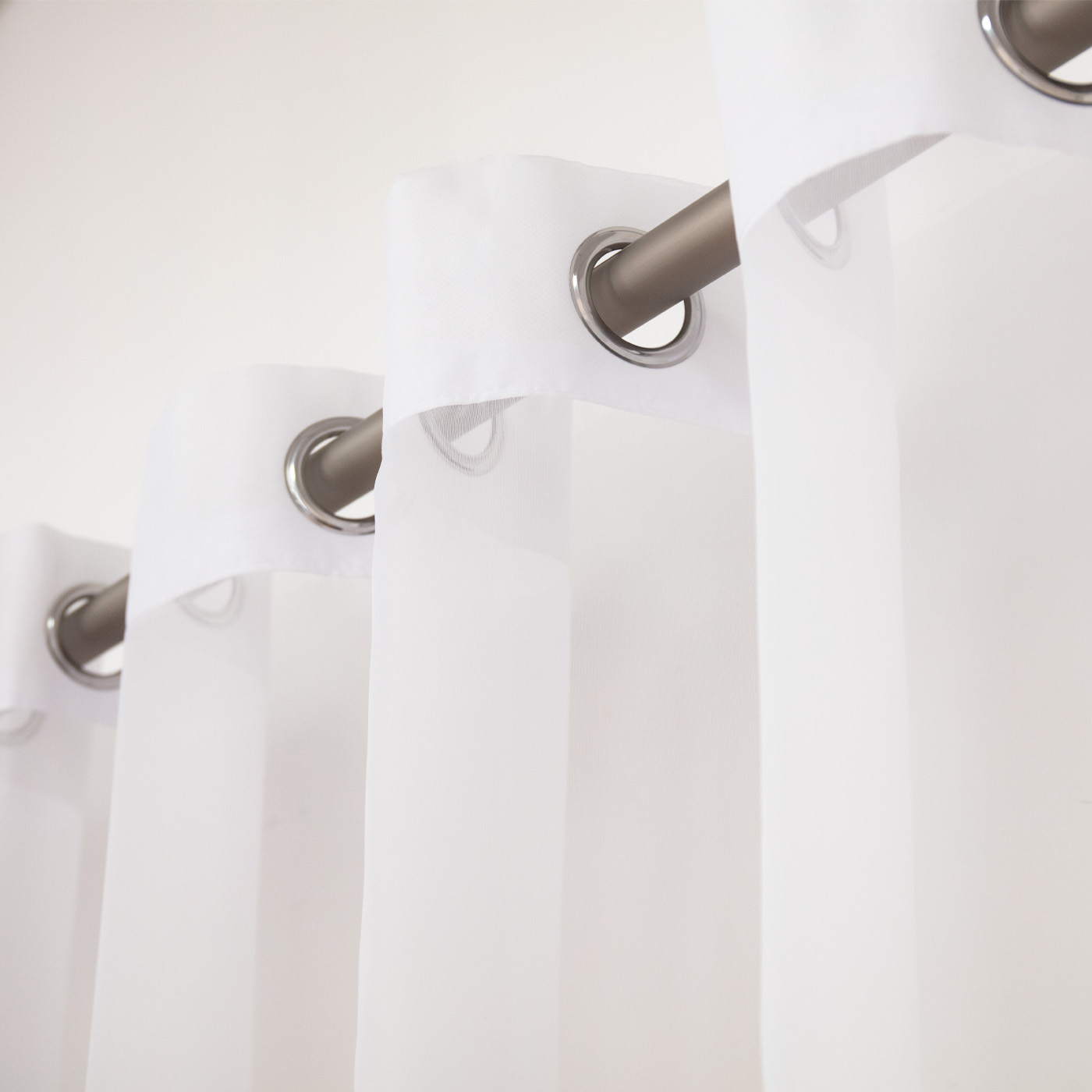 1PC White filter curtains soli - Home Decor Pt avaliação e preço