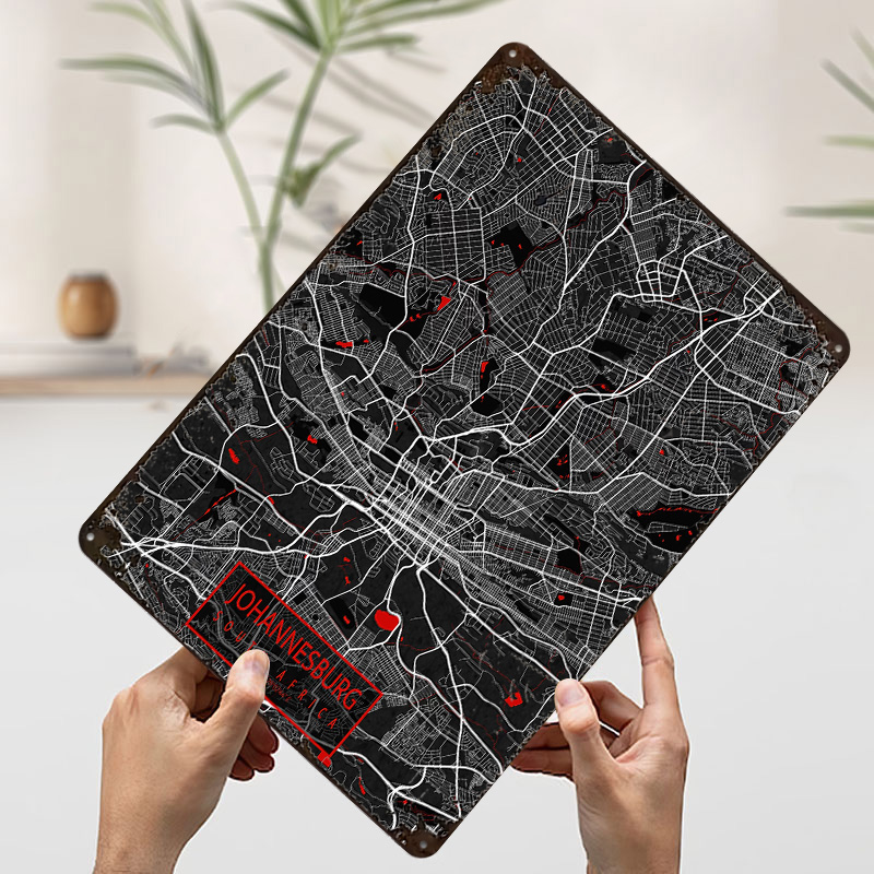 Johannesburg City Map South Af - Home Decor Johannesburg avaliação e preço