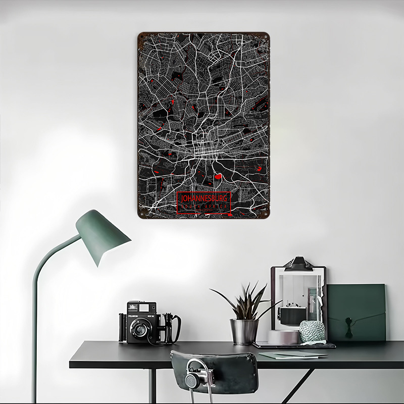 Johannesburg City Map South Af - Home Decor Johannesburg avaliação e preço