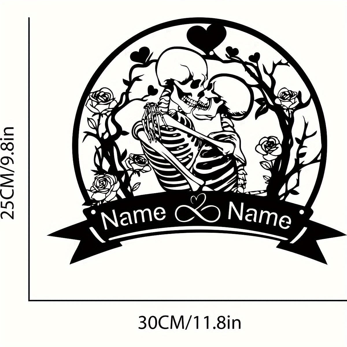 Custom Gothic Metal Wall Decor - Home Decor Gothic avaliação e preço