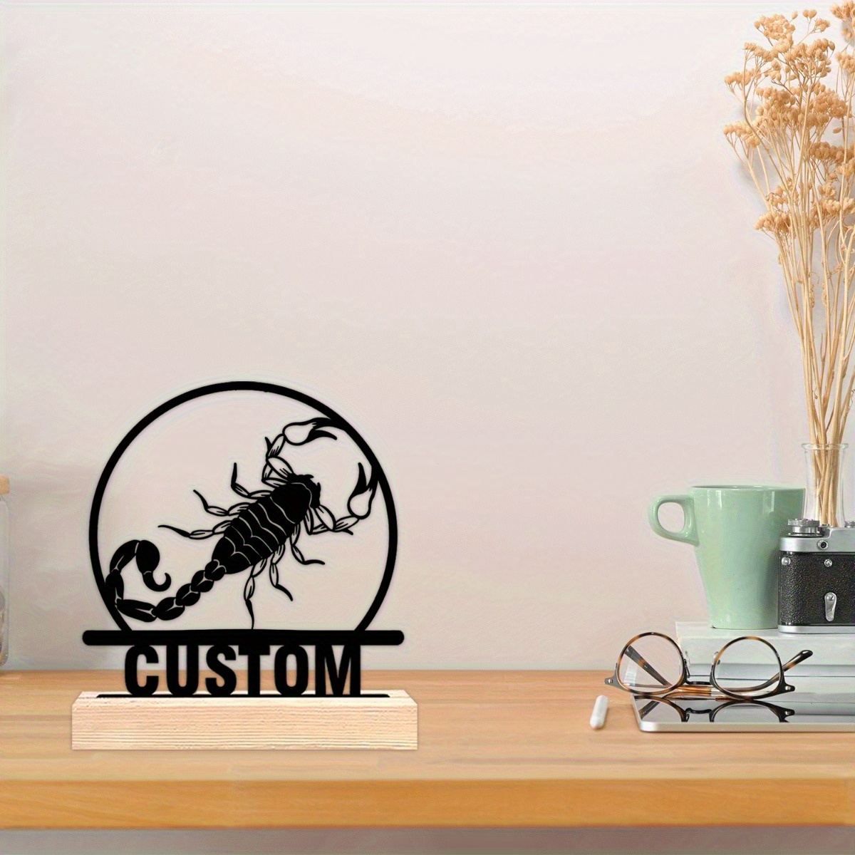 Custom Scorpion Metal Statue w - Home Decor Gothic avaliação e preço