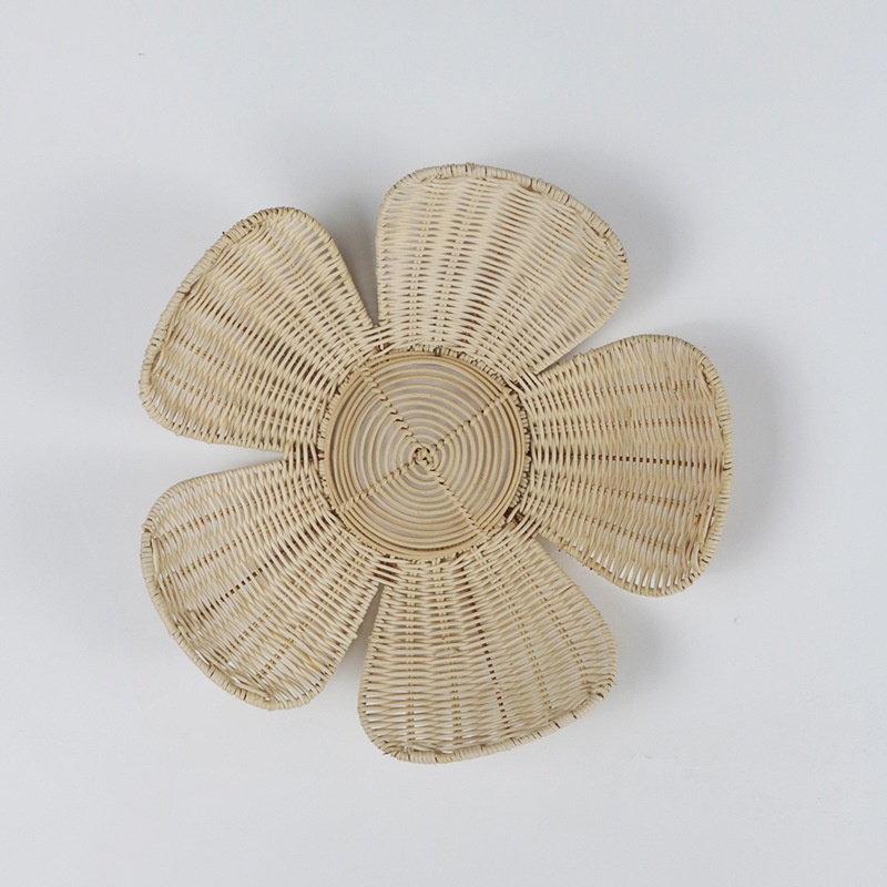Nordic Woven Rattan Flower Wal - Home Decor Rattan avaliação e preço