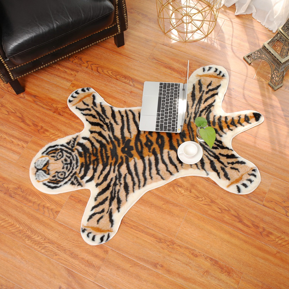 Tiger Printed Rug Cow Leopard  - Cowhide Rug Faux avaliação e preço