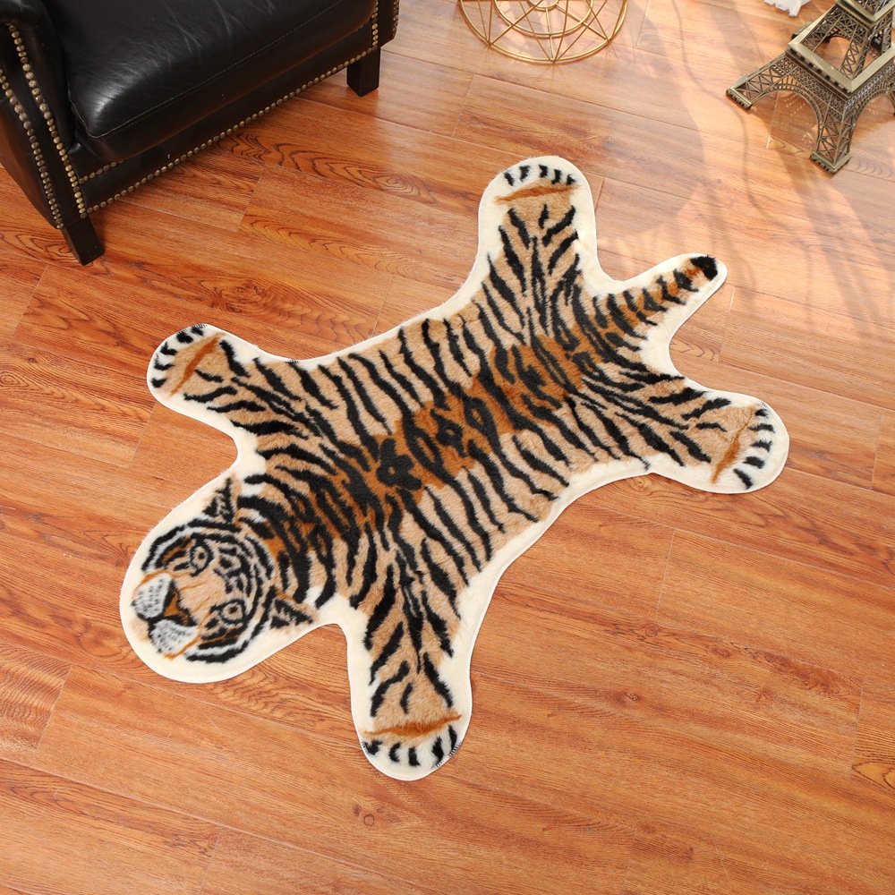 Tiger Printed Rug Cow Leopard  - Cowhide Rug Faux avaliação e preço