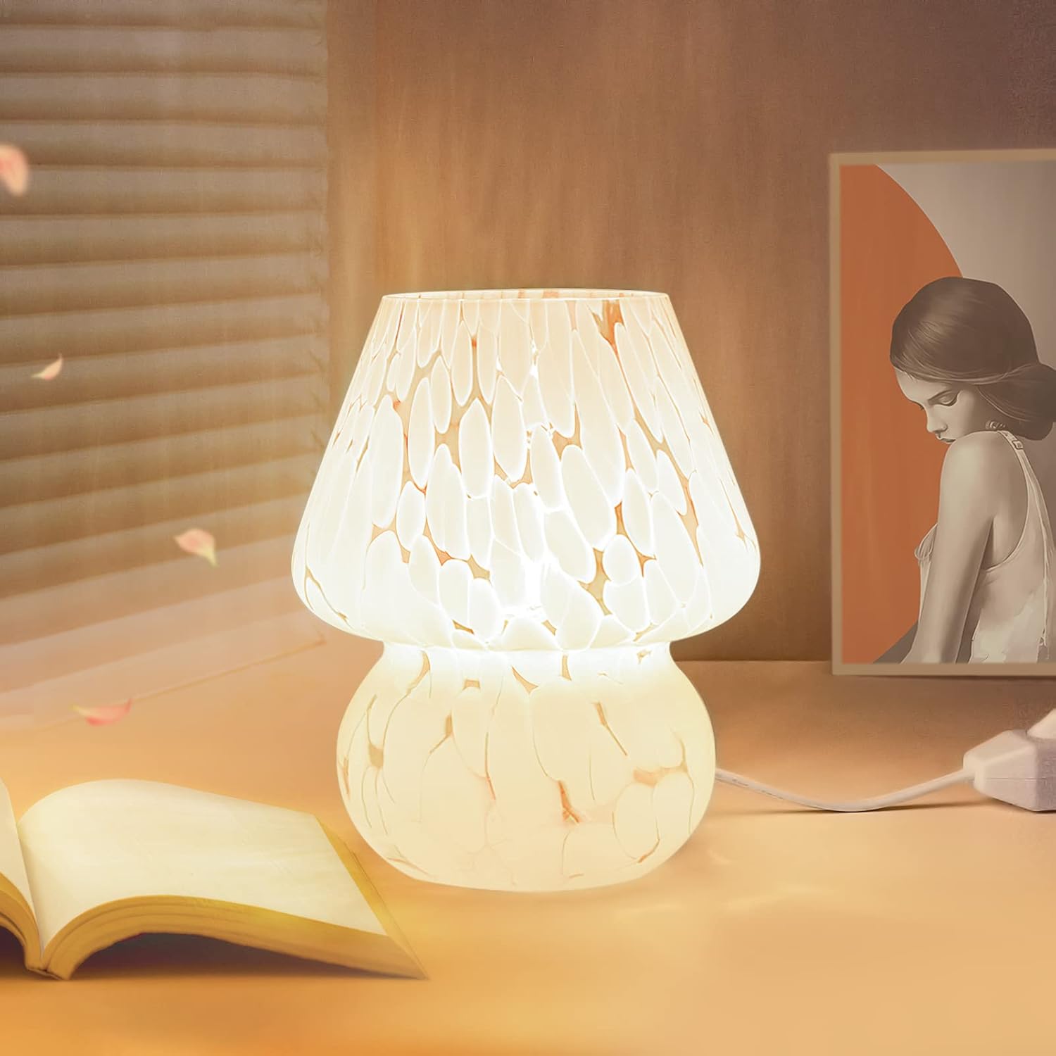 Cute Mushroom Lamp Set of 2, S - Home Decor Product avaliação e preço