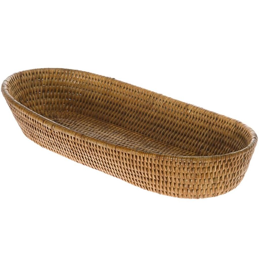 La Jolla Bread Basket Woven Ra - Home Decor Rattan avaliação e preço