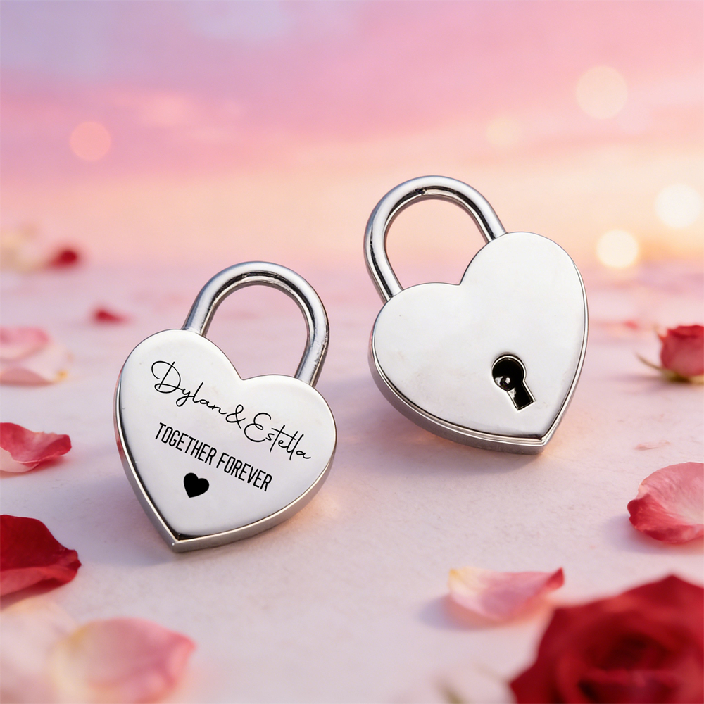 Custom Name Heart-Shaped Padlo - Home Decor Product avaliação e preço
