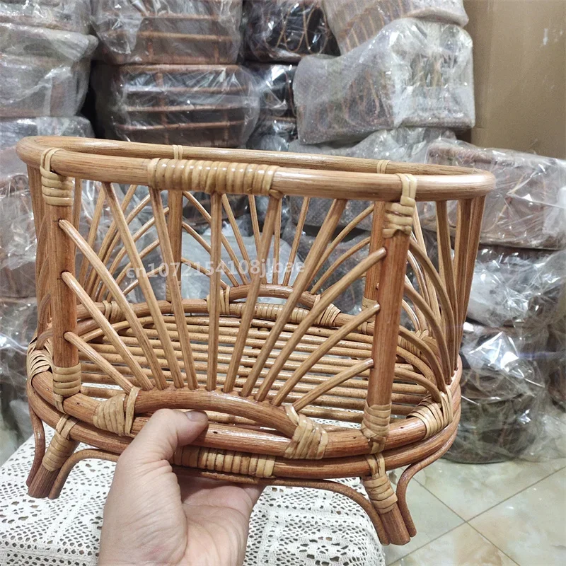 Retro Rattan Basket Chair Newb - Home Decor Rattan avaliação e preço