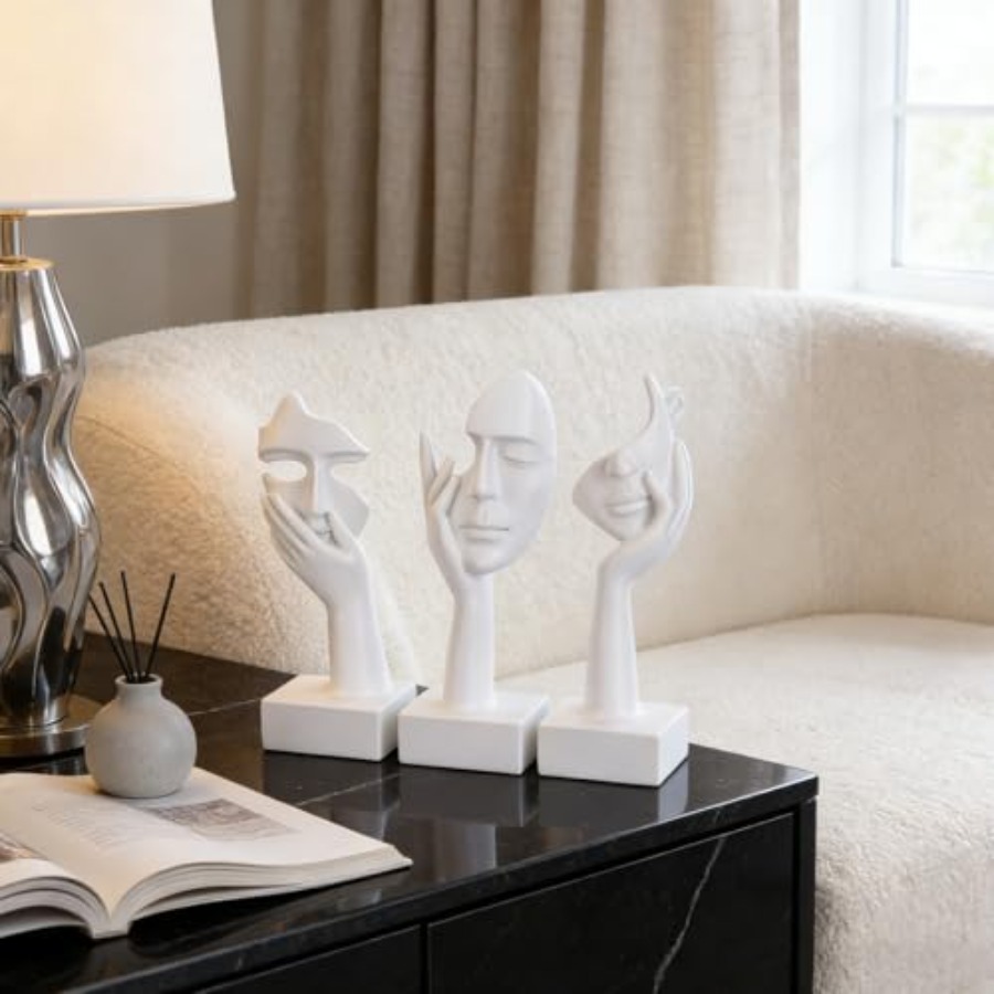 Thinker Large Statue Set - Art - Home Decor Living avaliação e preço