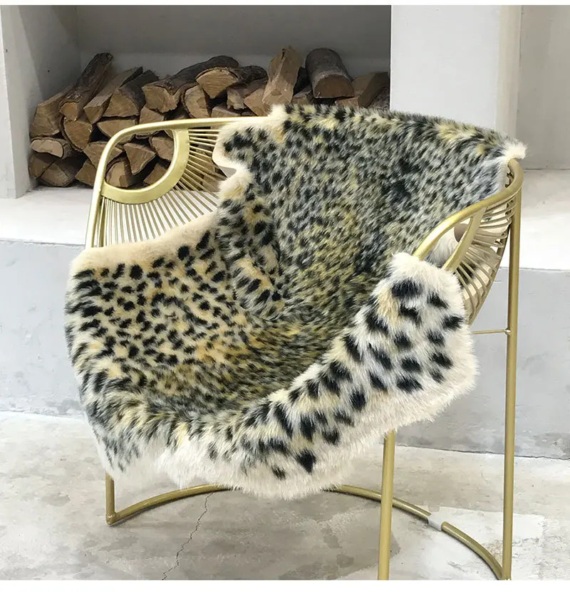 Fluffy Faux Faux Fur Cowhide S - Cowhide Rug Faux avaliação e preço