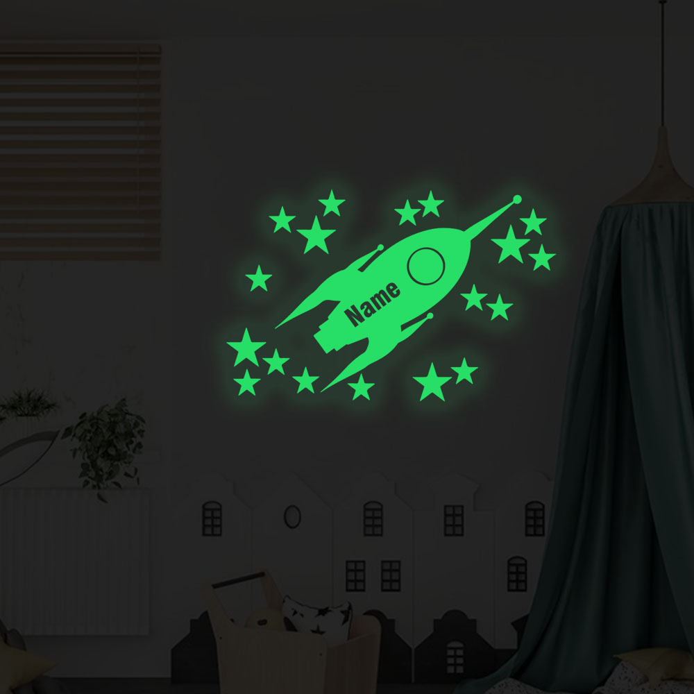 1pc Cartoon Rockets and stars  - Home Decor Living avaliação e preço