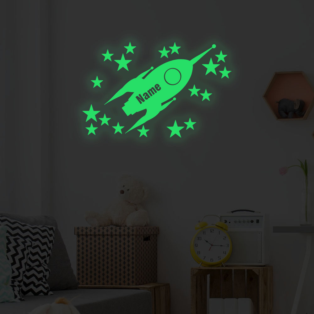 1pc Cartoon Rockets and stars  - Home Decor Living avaliação e preço