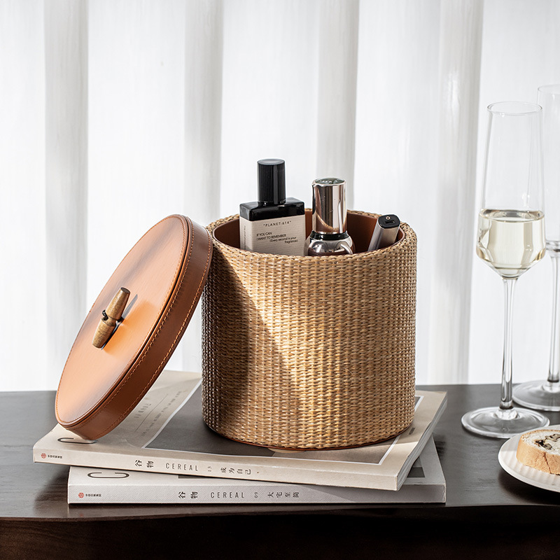 Retro rattan storage box Home  - Home Decor Rattan avaliação e preço