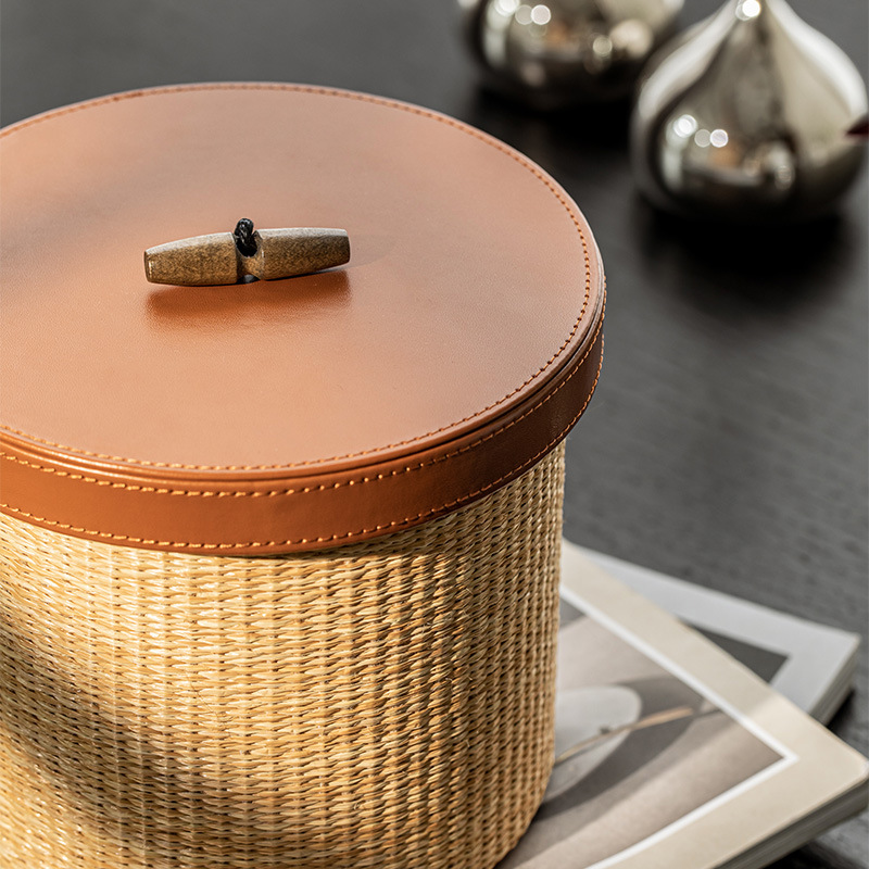 Retro rattan storage box Home  - Home Decor Rattan avaliação e preço