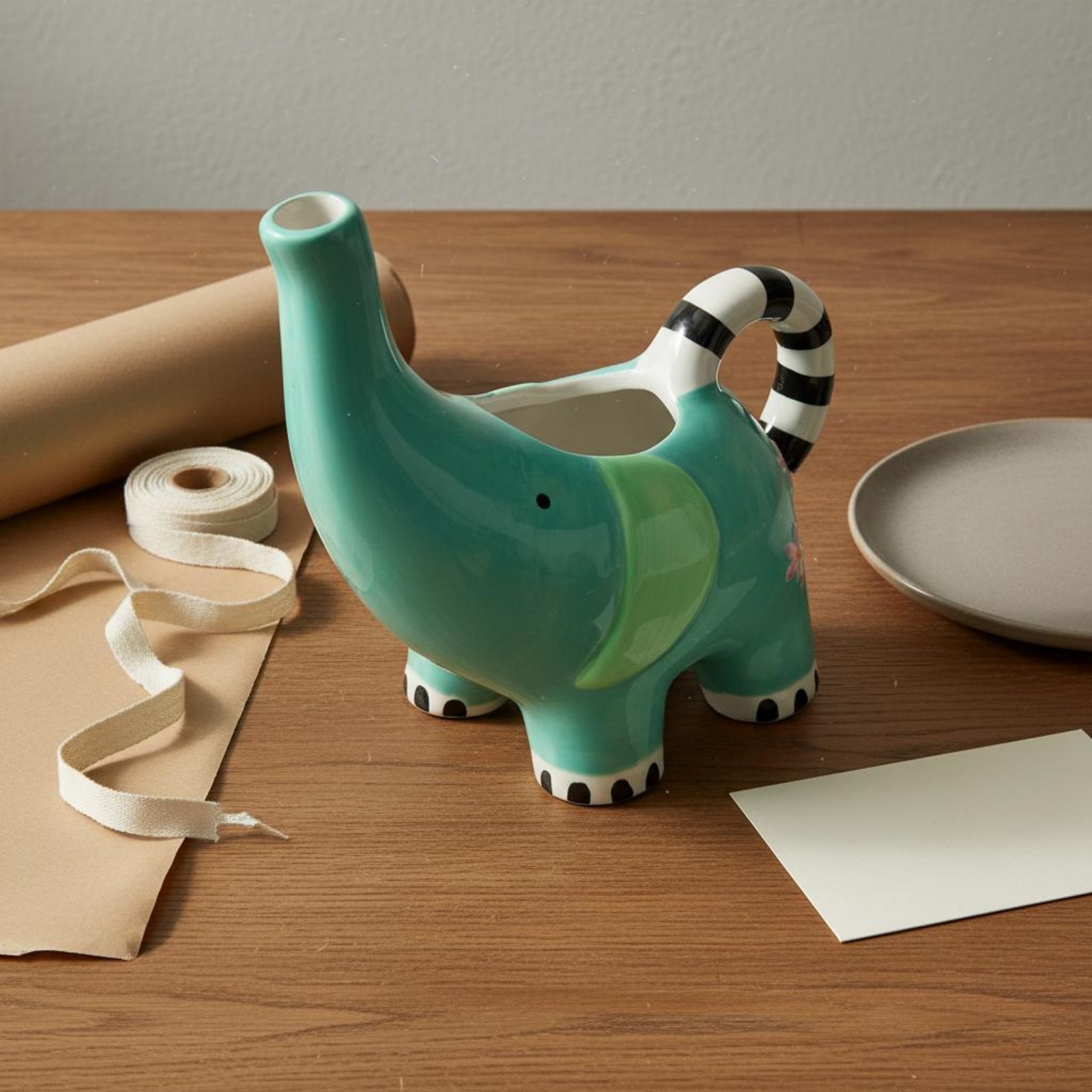 Elephant Watering Can Gift Ide - Home Decor Garden Ideas avaliação e preço