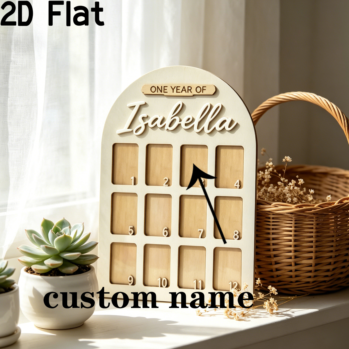 1Pc Custom Photo Record Board  - Home Decor Product avaliação e preço