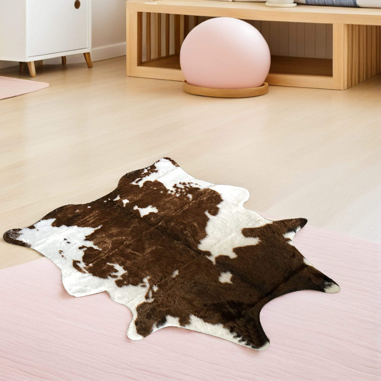 Faux Leather Carpet Cowhide Ca - Cowhide Rug Faux avaliação e preço