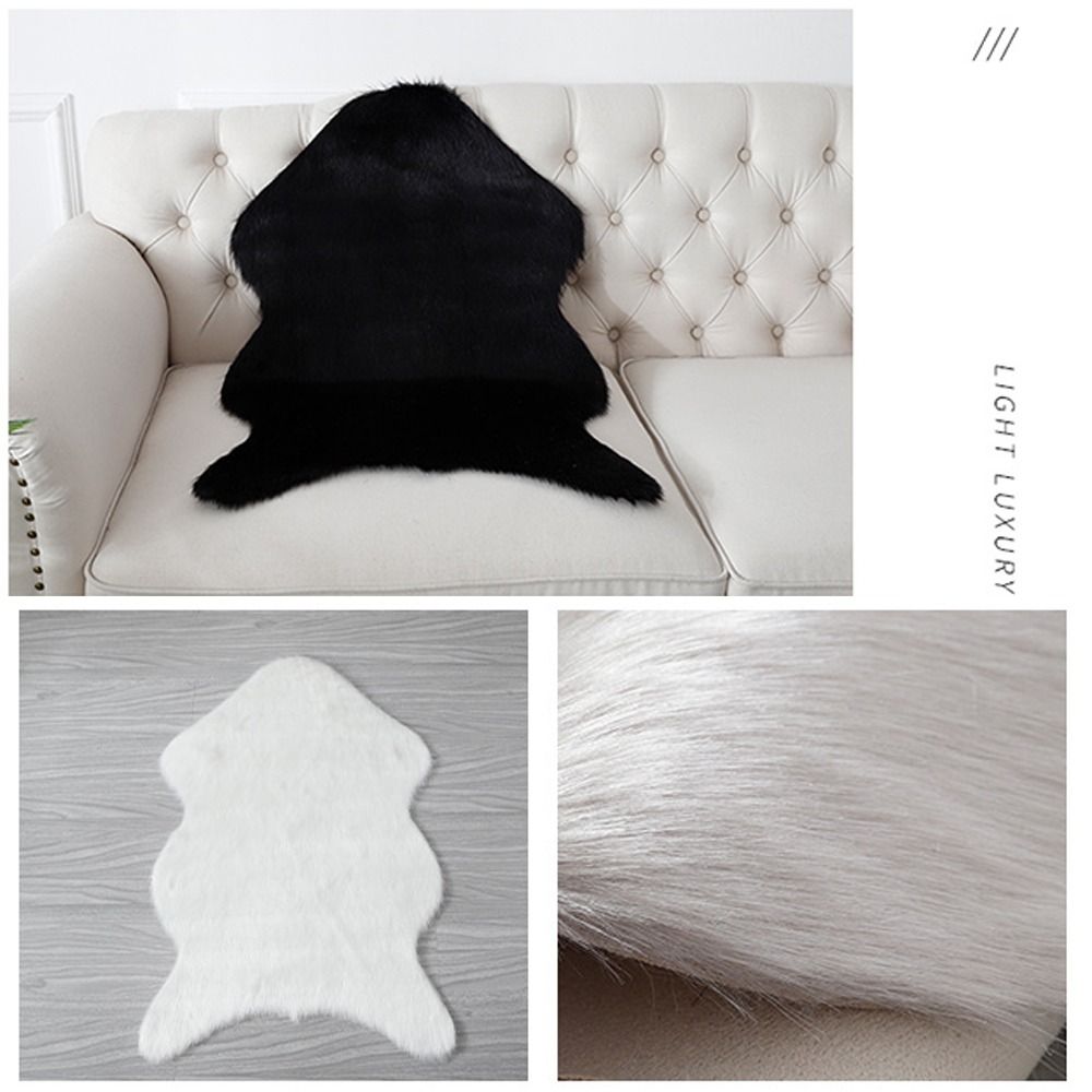 40x60cm New Carpet Plush Soft  - Cowhide Rug Faux avaliação e preço