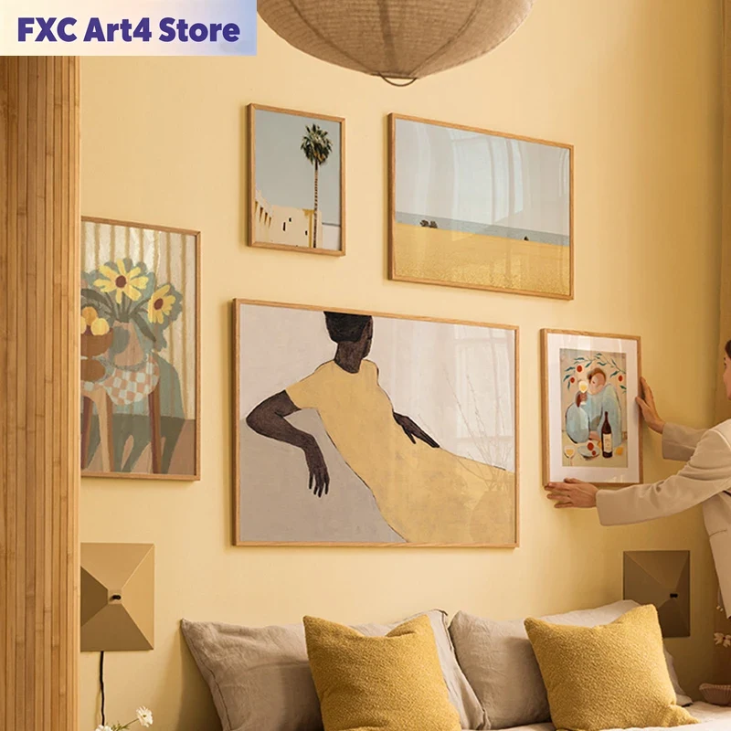 Frameless African Woman Beach  - Home Decor Pt avaliação e preço