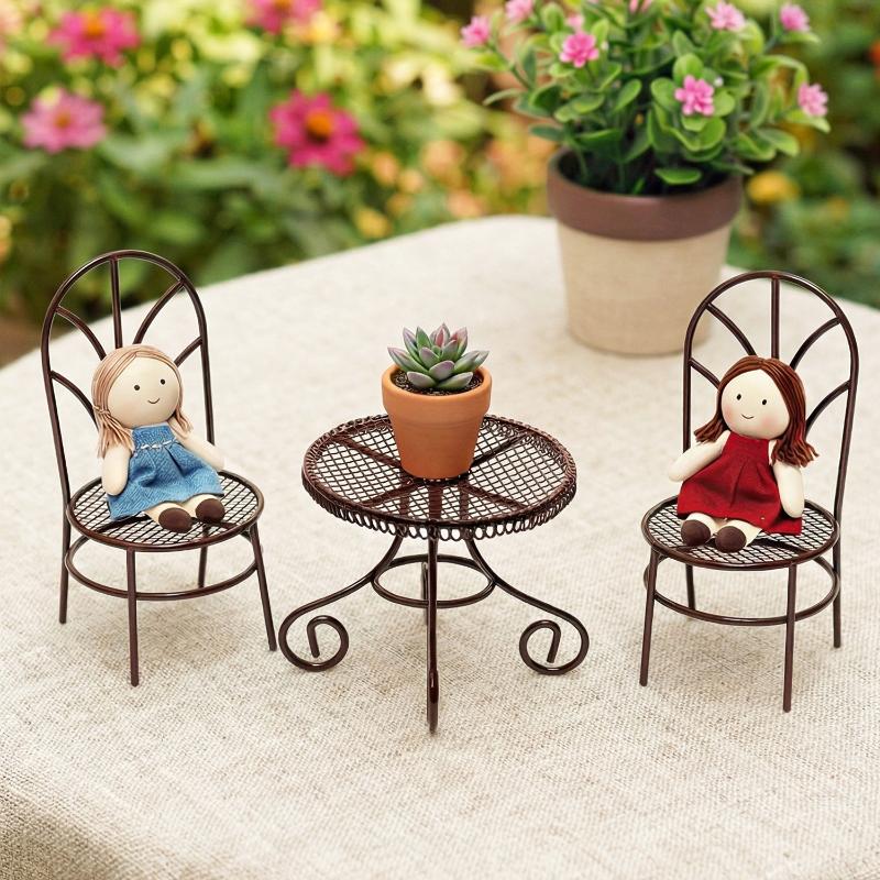 1/3Pcs Dollhouse Garden Displa - Home Decor Product avaliação e preço