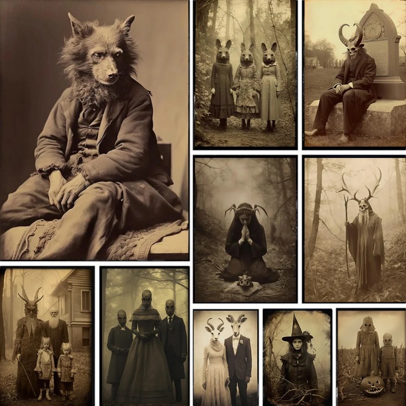 Dark Academia Art Grotesque Po - Home Decor Gothic avaliação e preço